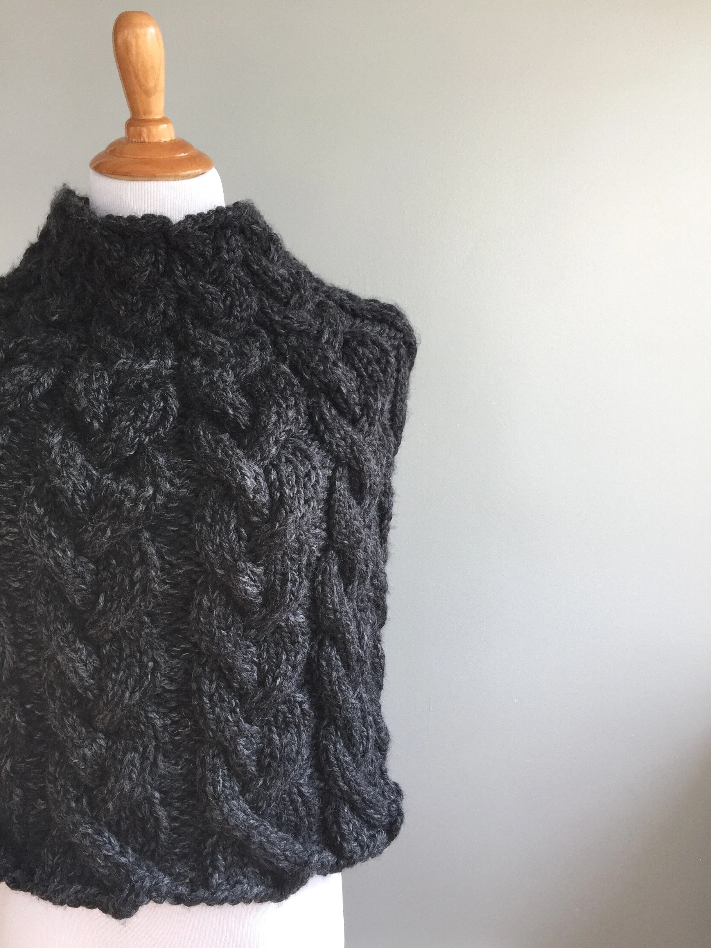ニット/セーター L'Appartement Cashmere C/N Poncho Knit Cashmere-Blend Pullover Sweater Poncho | Chico's